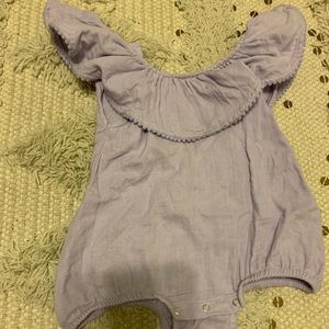 KateQuinn ruffle lilac romper